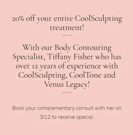 Offer on CoolSculpting Treatment in Charlotte, NC at Infinity Medspa and Wellness